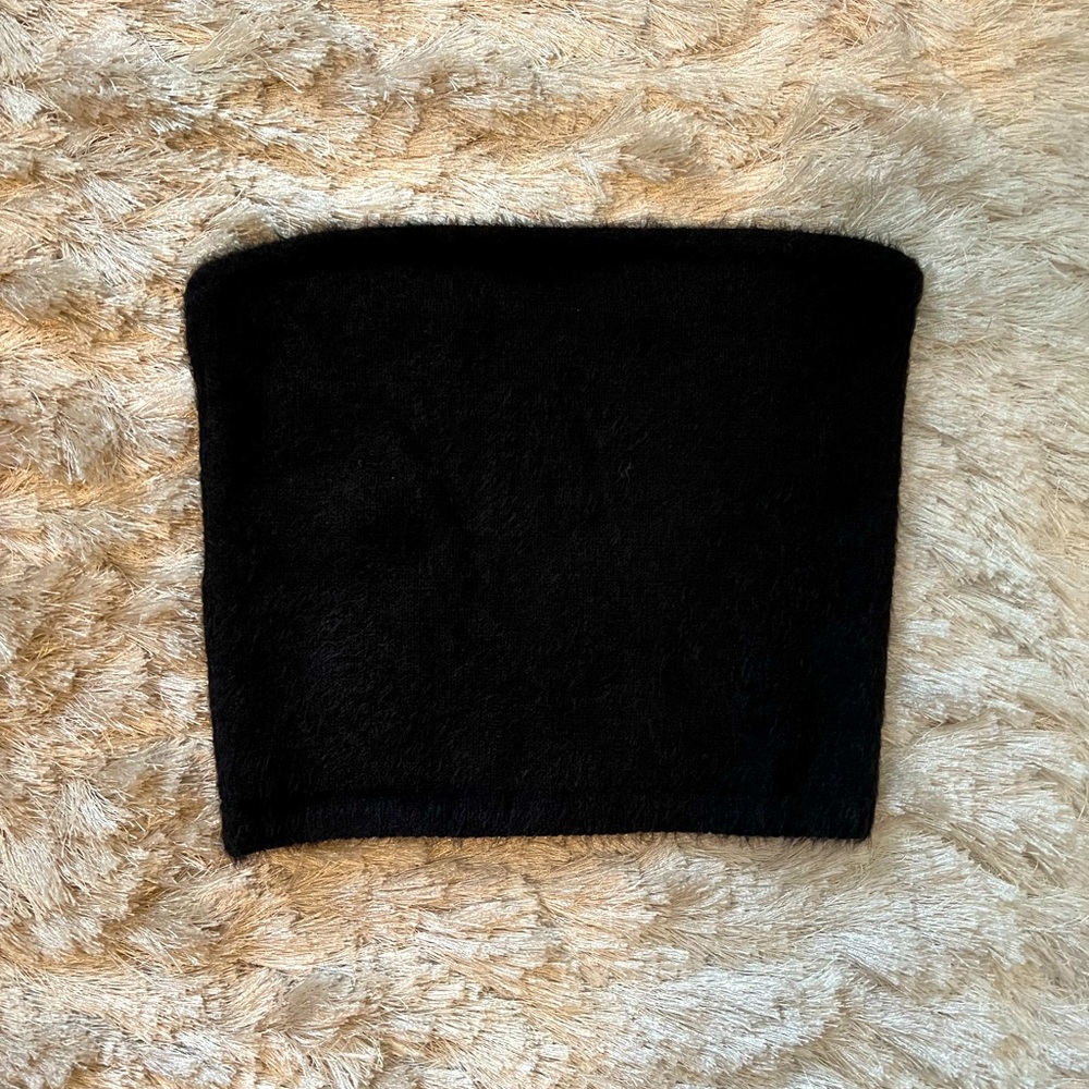 Fuzzy tube top